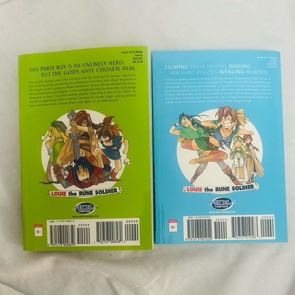 NEW Louie Rune Soldier Vol 1-2 Paperback Manga Anime Graphic Novel Teen 13+ - Picture 2 of 4